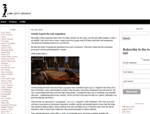 Tablet Screenshot of gamegirladvance.com